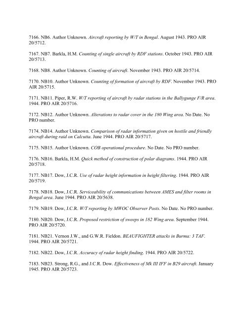 bibliography - Canadian Military History