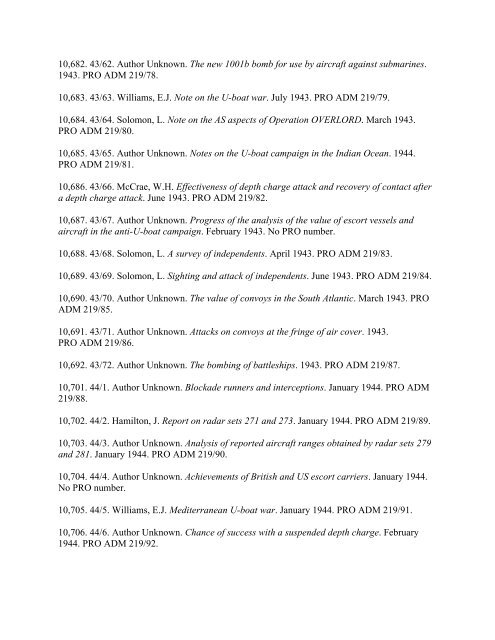 bibliography - Canadian Military History