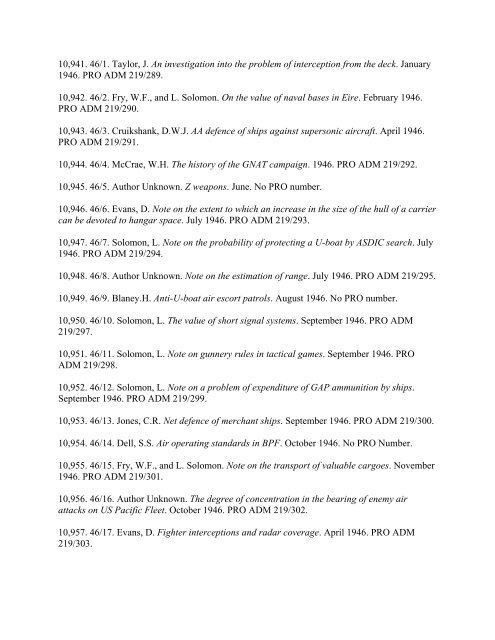 bibliography - Canadian Military History