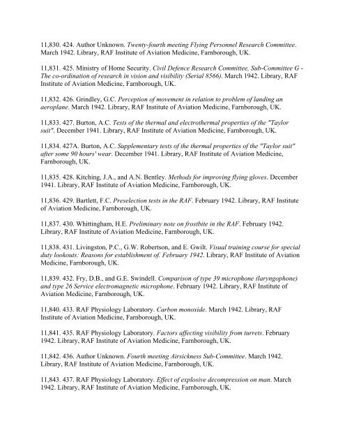 bibliography - Canadian Military History