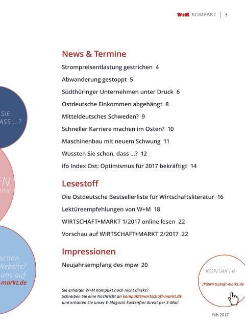 W+M Kompakt Februar 2017