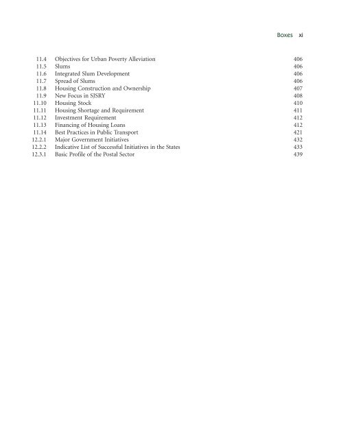 Eleventh Five Year Plan - of Planning Commission