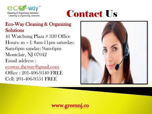 Cleaning Service Montclair NJ