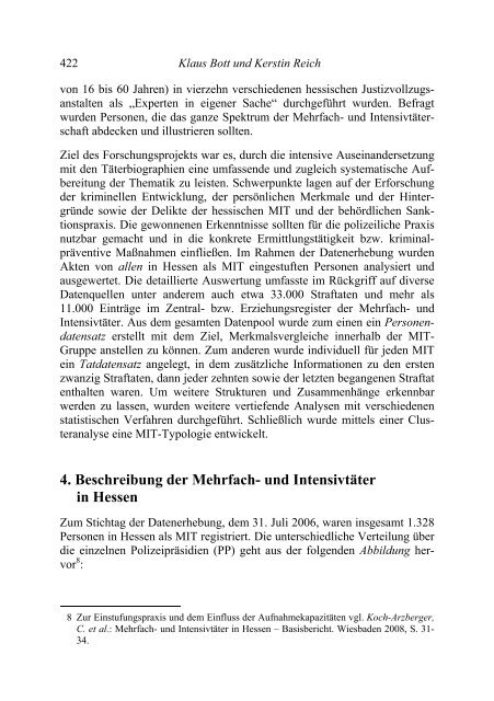 Gewaltdelinquenz – Lange Freiheitsentziehung – Delinquenzverläufe