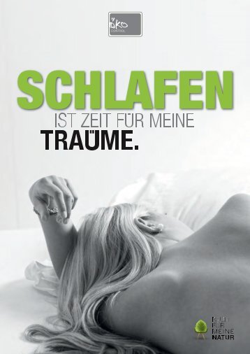 Katalog - Schlafen ist Zeit fuer meine Träume - ÖkoControl