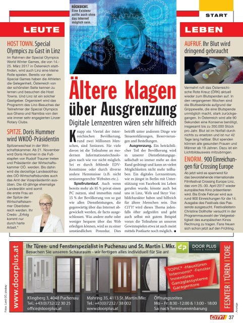 City-Magazin 2017-02 Linz