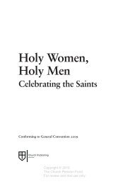 Holy Women, Holy Men - Diocese of Bethlehem