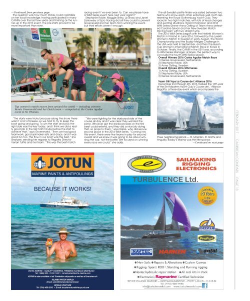 Caribbean Compass Yachting Magazine February 2017