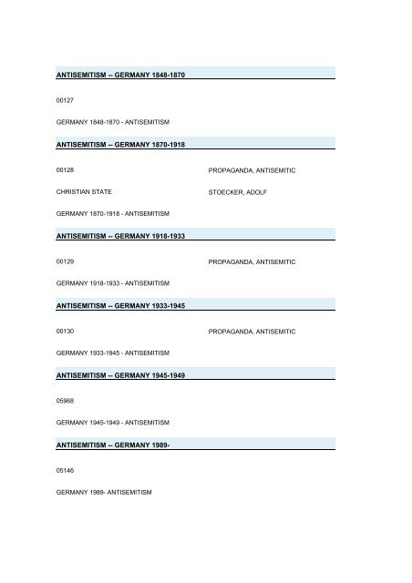 Cadenza Document - Yad Vashem