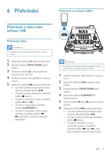 Philips Minicha&icirc;ne hi-fi - Mode d&rsquo;emploi - CES