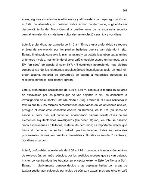 proyecto arqueológico chocolá: informe no. 3 informe no. 3