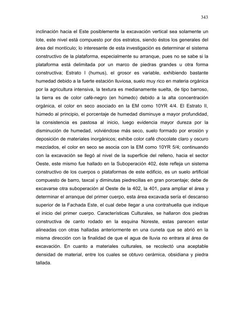 proyecto arqueológico chocolá: informe no. 3 informe no. 3