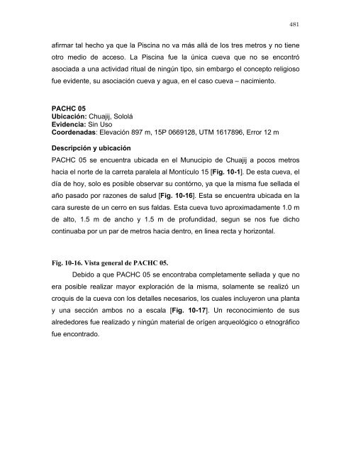 proyecto arqueológico chocolá: informe no. 3 informe no. 3