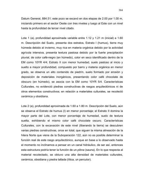 proyecto arqueológico chocolá: informe no. 3 informe no. 3