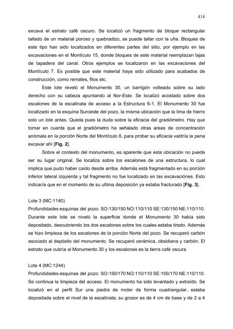 proyecto arqueológico chocolá: informe no. 3 informe no. 3