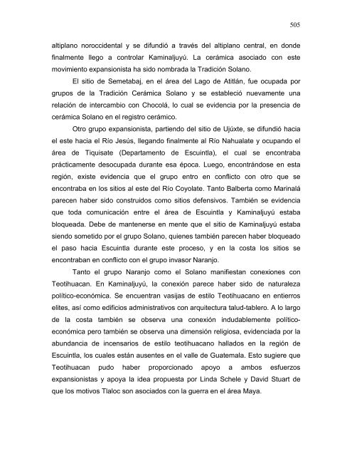 proyecto arqueológico chocolá: informe no. 3 informe no. 3