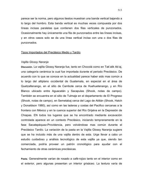 proyecto arqueológico chocolá: informe no. 3 informe no. 3