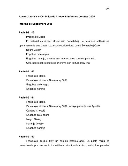 proyecto arqueológico chocolá: informe no. 3 informe no. 3