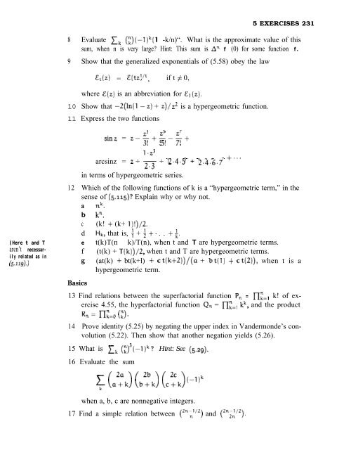 Concrete mathematics : a foundation for computer science