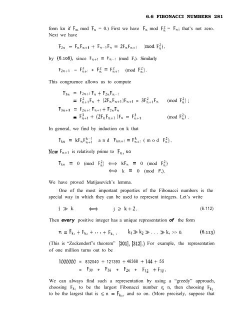 Concrete mathematics : a foundation for computer science