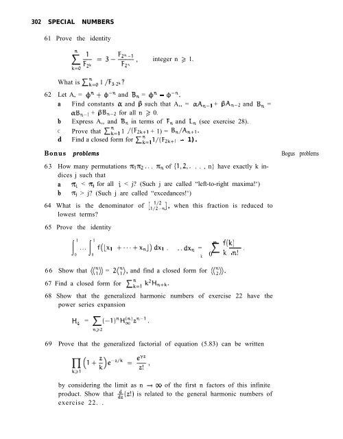 Concrete mathematics : a foundation for computer science