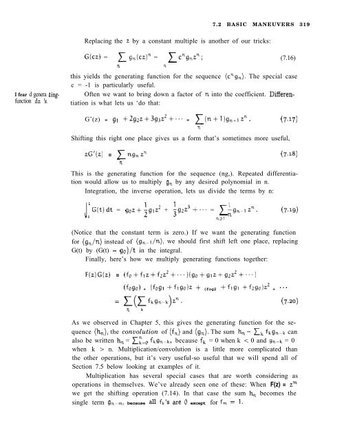 Concrete mathematics : a foundation for computer science