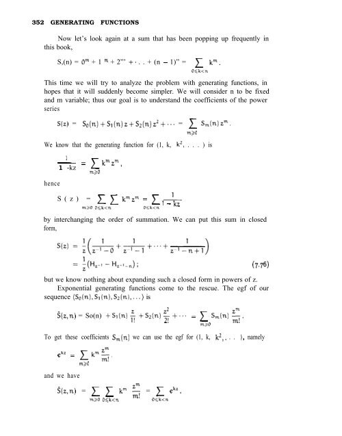 Concrete mathematics : a foundation for computer science