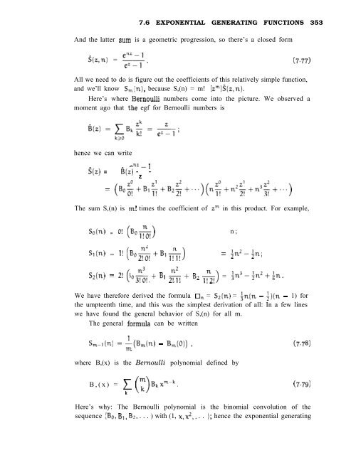 Concrete mathematics : a foundation for computer science