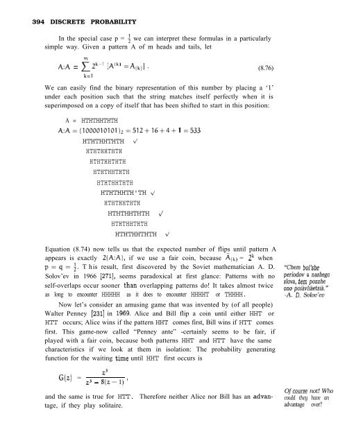 Concrete mathematics : a foundation for computer science