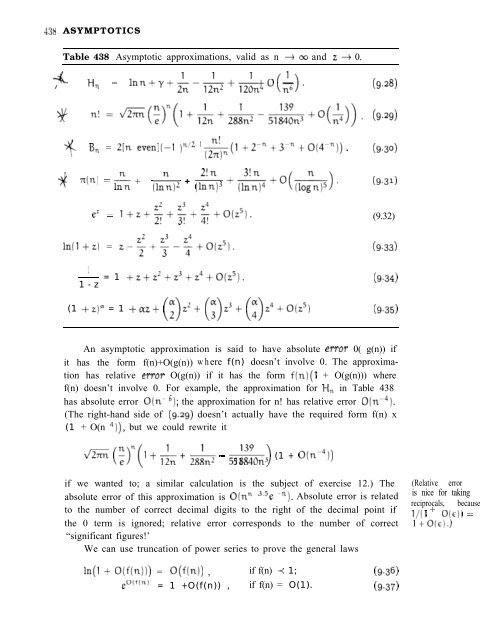 Concrete mathematics : a foundation for computer science