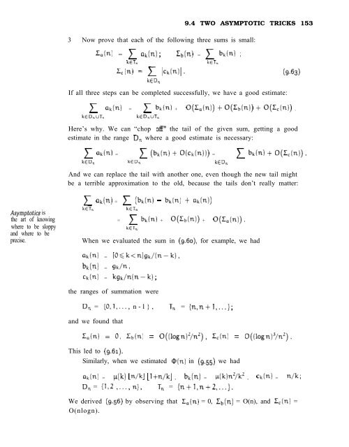 Concrete mathematics : a foundation for computer science