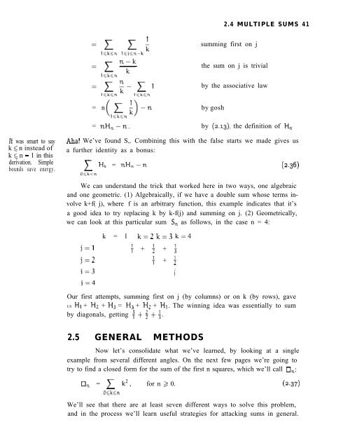 Concrete mathematics : a foundation for computer science