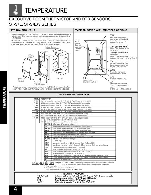 Building Automation Controls Catalog 2006 - Trane