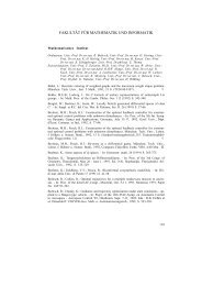 Fakultät für mathematik und informatik