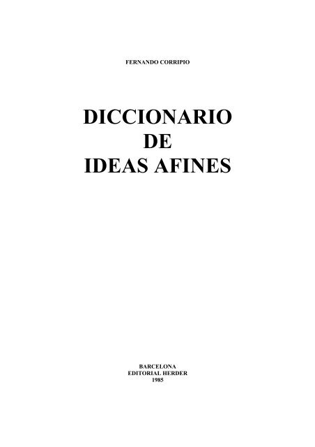 Específico Excluir Tomar conciencia diccionario-de-ideas-afines(1)