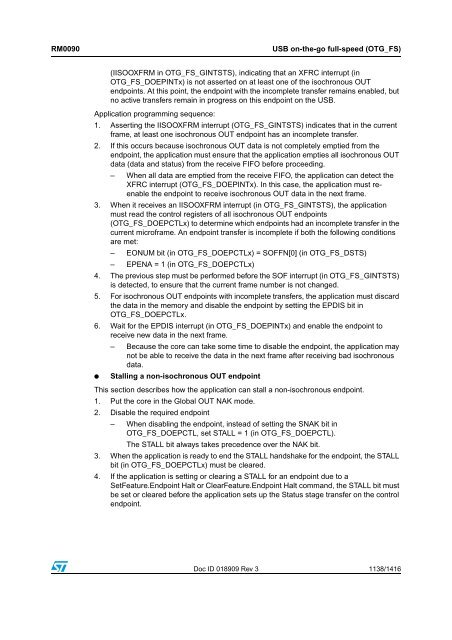 RM0090: Reference manual - STMicroelectronics