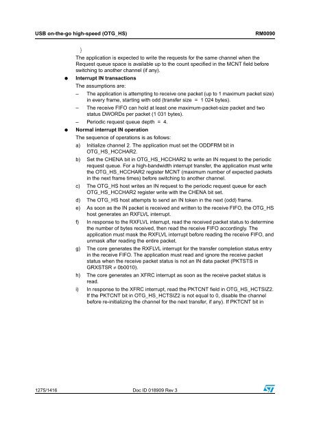 RM0090: Reference manual - STMicroelectronics