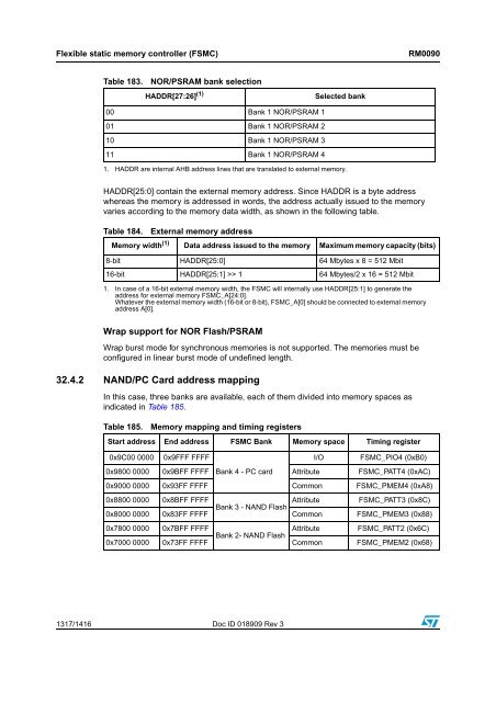 RM0090: Reference manual - STMicroelectronics