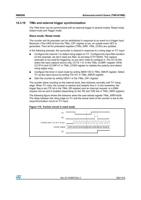 RM0090: Reference manual - STMicroelectronics