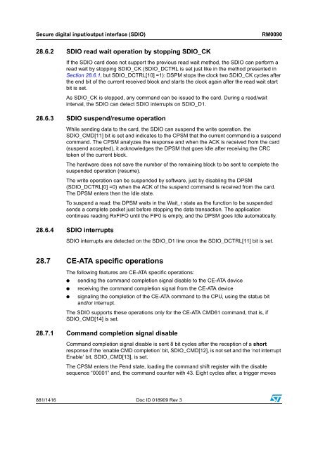 RM0090: Reference manual - STMicroelectronics