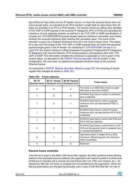 RM0090: Reference manual - STMicroelectronics