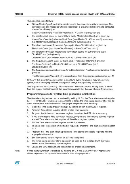 RM0090: Reference manual - STMicroelectronics