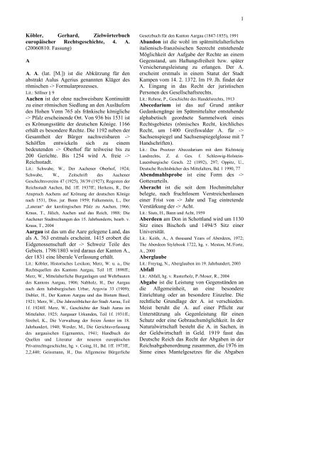 1 Kobler Gerhard Zielworterbuch Europaischer Rechtsgeschichte