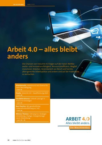 Arbeit 4.0 – alles bleibt anders