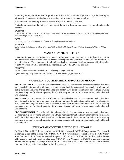 August 25 2011 Notices to Airmen - FAA