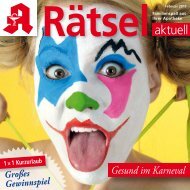 Leseprobe &quot;Rätsel-aktuell&quot; Juli 2017