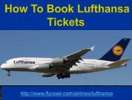 Lufthansa airline 1-877-287-2845 customer toll free number