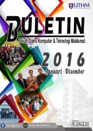 Buletin Fsktm Bagi Tahun 2016