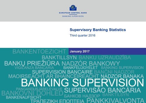 Supervisory Banking Statistics