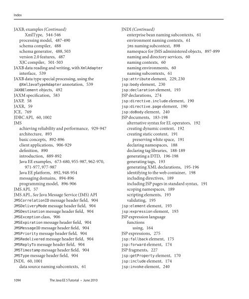 The Java EE 5 Tutorial (PDF) - Oracle Software Downloads